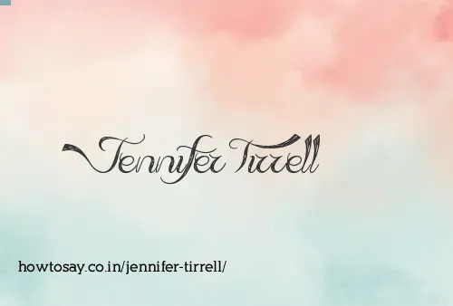 Jennifer Tirrell