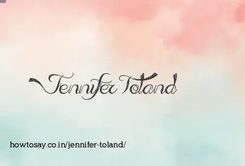 Jennifer Toland