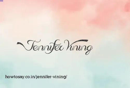 Jennifer Vining