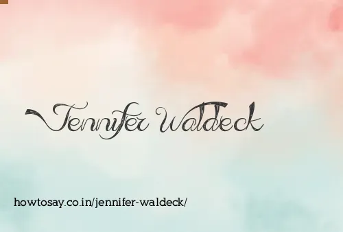 Jennifer Waldeck
