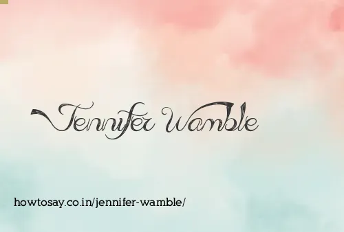 Jennifer Wamble