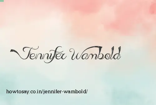 Jennifer Wambold