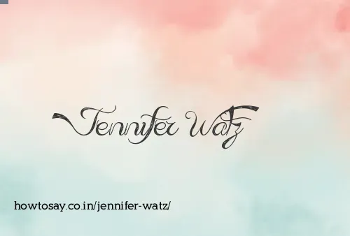 Jennifer Watz