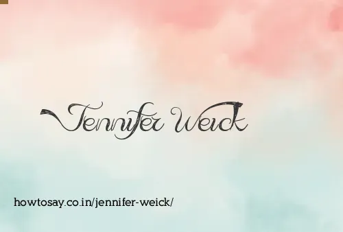 Jennifer Weick