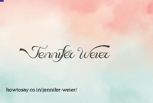 Jennifer Weier