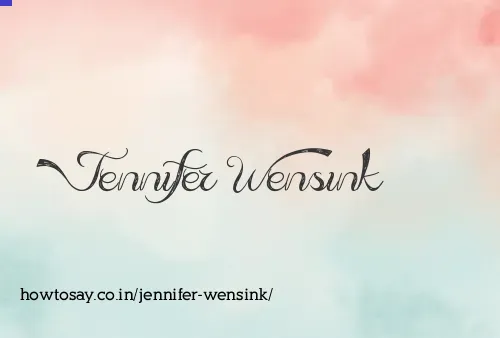 Jennifer Wensink