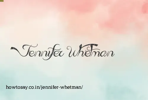Jennifer Whetman