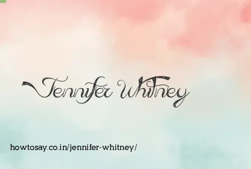 Jennifer Whitney
