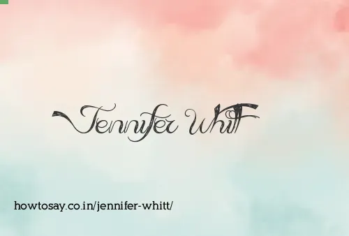 Jennifer Whitt
