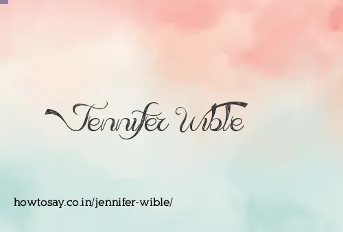 Jennifer Wible