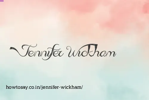 Jennifer Wickham