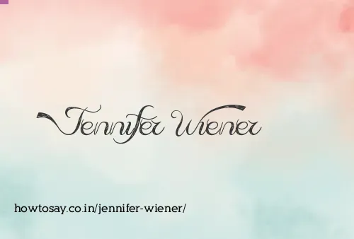Jennifer Wiener