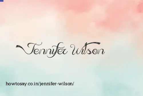 Jennifer Wilson