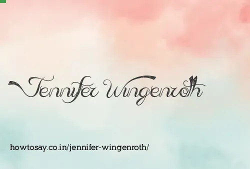 Jennifer Wingenroth