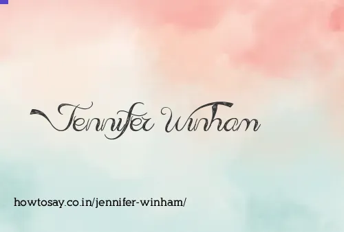 Jennifer Winham