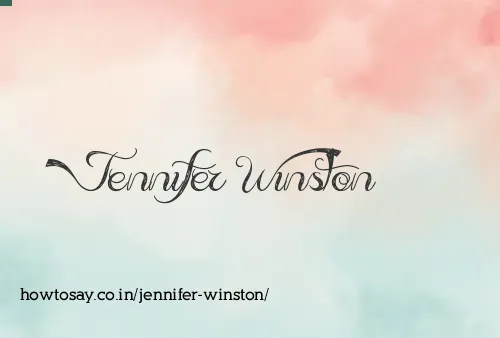 Jennifer Winston