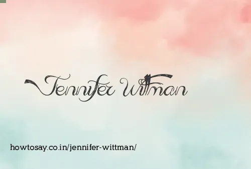 Jennifer Wittman