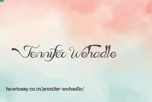 Jennifer Wohadlo