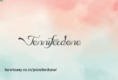 Jenniferdone