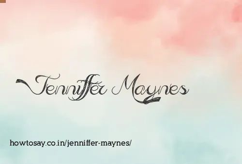Jenniffer Maynes
