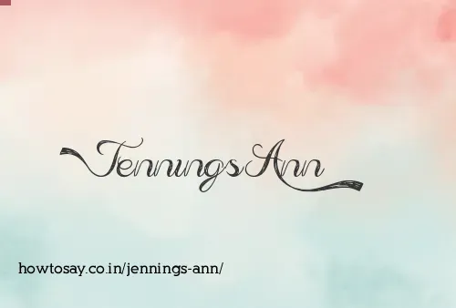 Jennings Ann