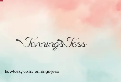Jennings Jess