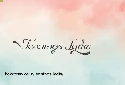 Jennings Lydia