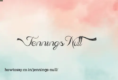 Jennings Null