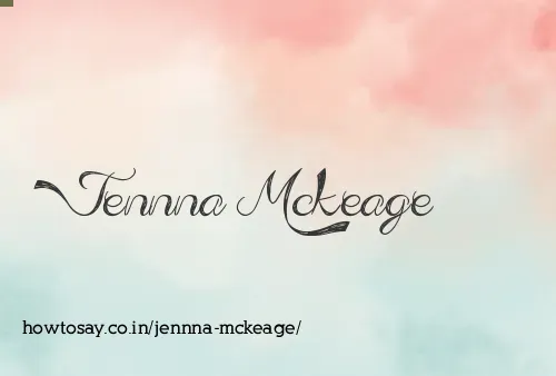 Jennna Mckeage