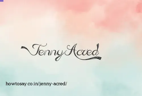 Jenny Acred