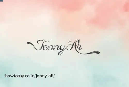 Jenny Ali