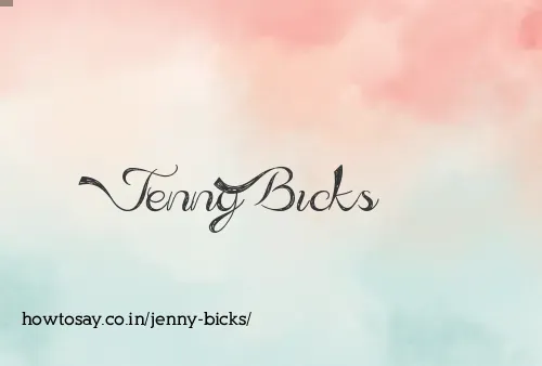 Jenny Bicks