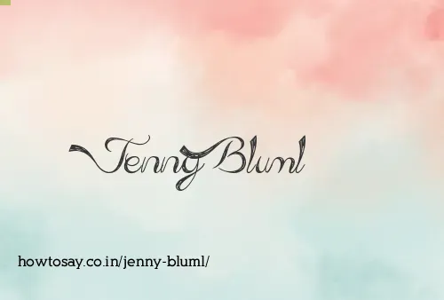 Jenny Bluml
