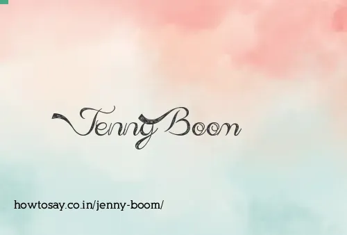Jenny Boom