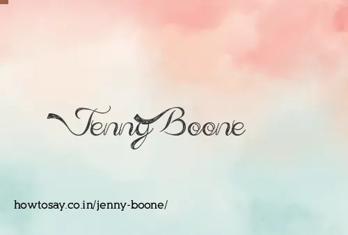 Jenny Boone