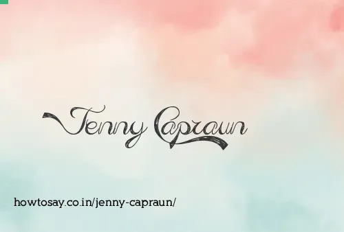 Jenny Capraun