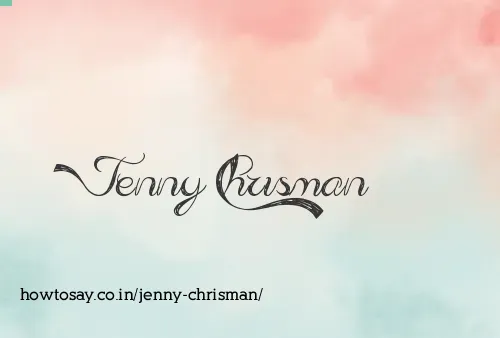 Jenny Chrisman