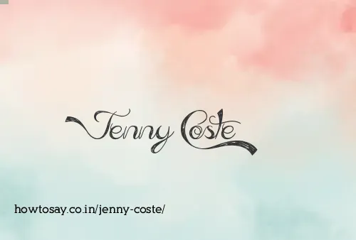 Jenny Coste