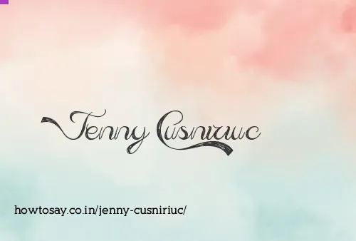 Jenny Cusniriuc