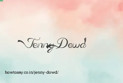 Jenny Dowd