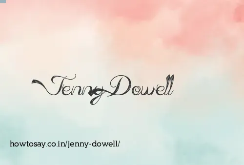 Jenny Dowell
