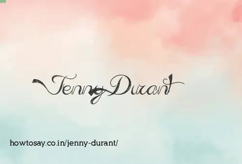 Jenny Durant