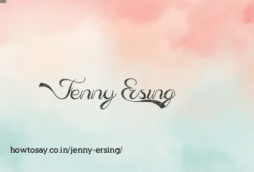 Jenny Ersing