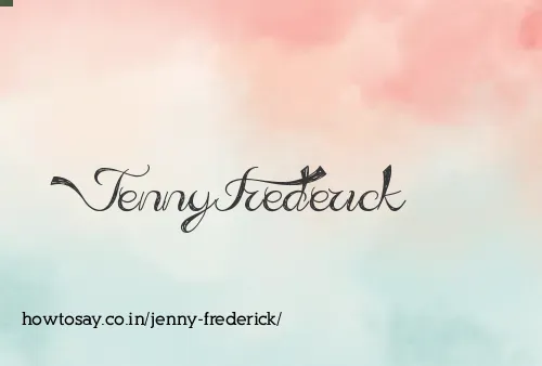 Jenny Frederick