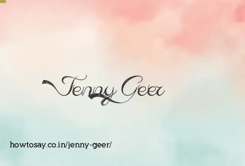 Jenny Geer