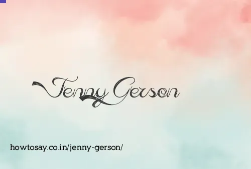 Jenny Gerson