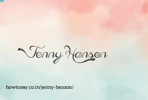 Jenny Hanson