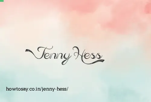 Jenny Hess