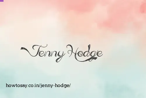 Jenny Hodge
