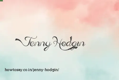 Jenny Hodgin